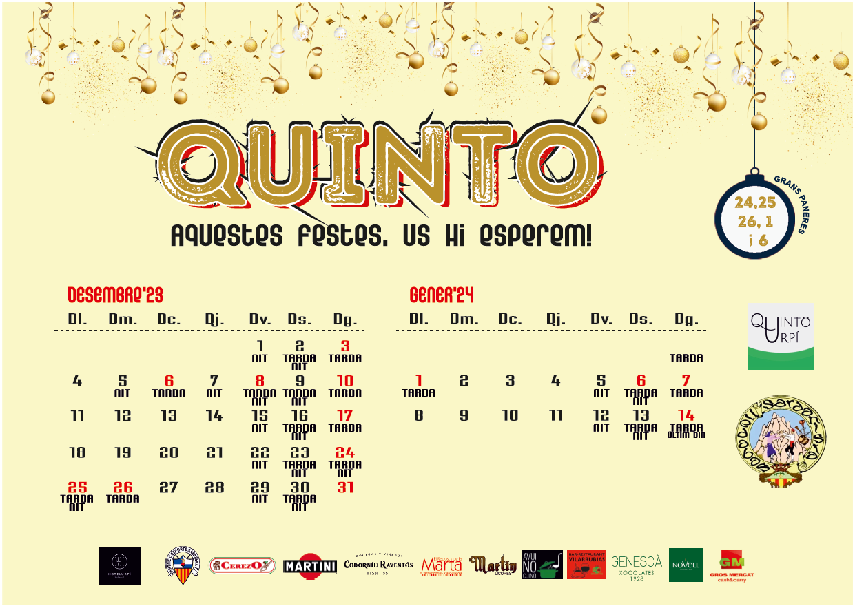 Esdeveniments Hotel Urpí